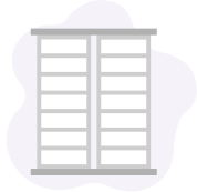 Aluminum sliding door